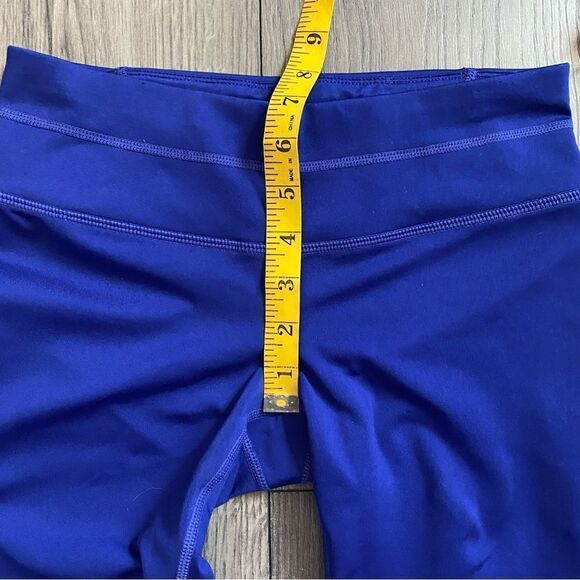 Athleta Leggings Royal Blue Capri XS Workout Athleisure Yoga - Picture 10 of 12